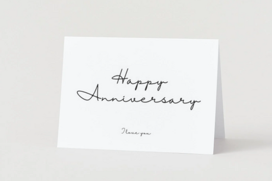 Minimalist Anniversary Card