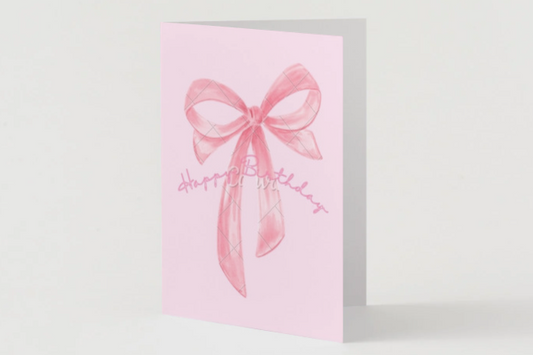 Pretty in Pink Birthday Card