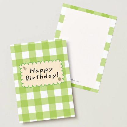 Matcha Picnic Birthday Card
