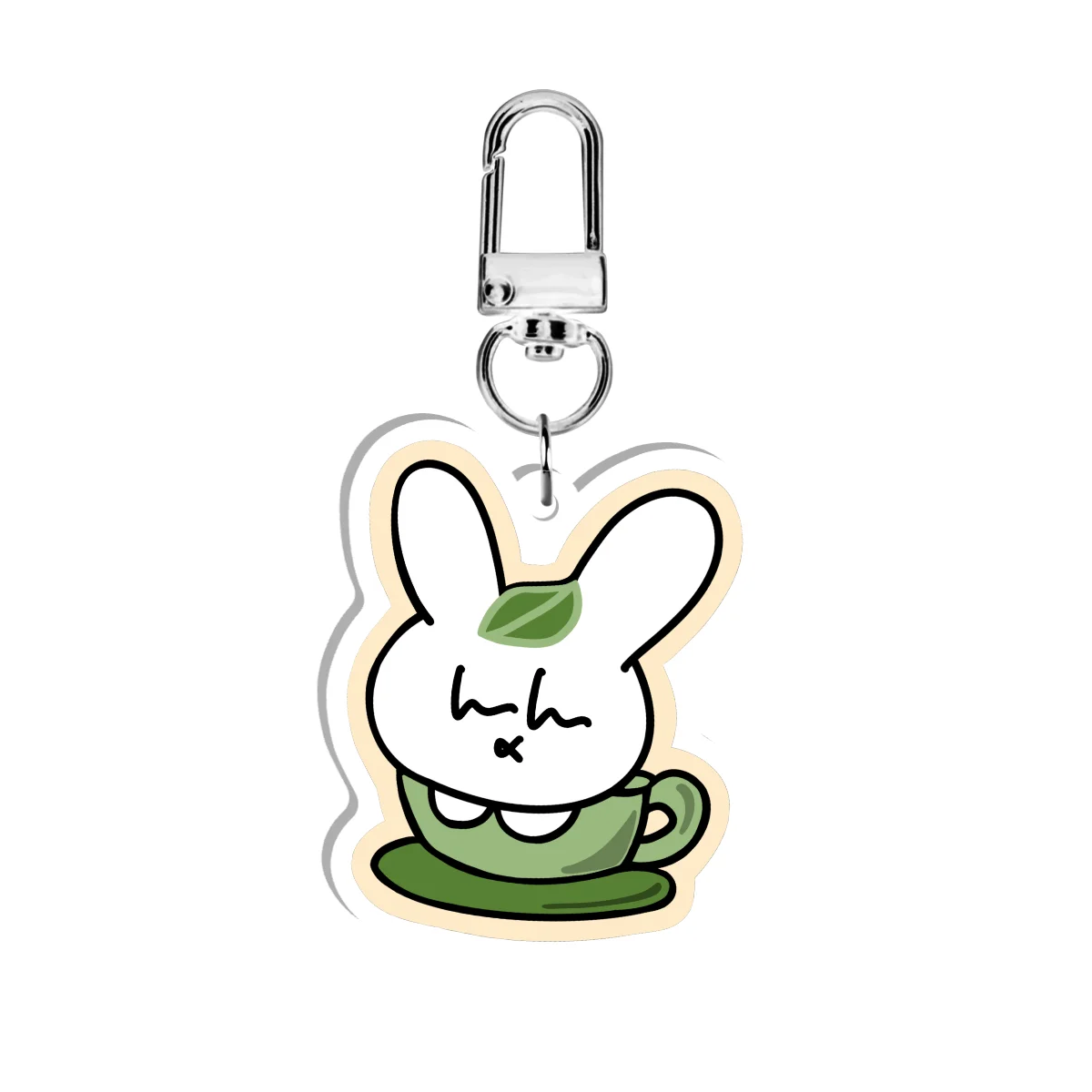 Matcha Bunny Keychain